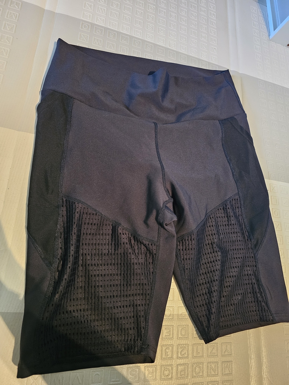 Women's Oraki High-Waist Black Athletic Bike Shorts